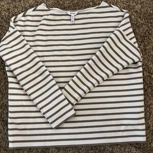Spanx Striped long sleeve shirt